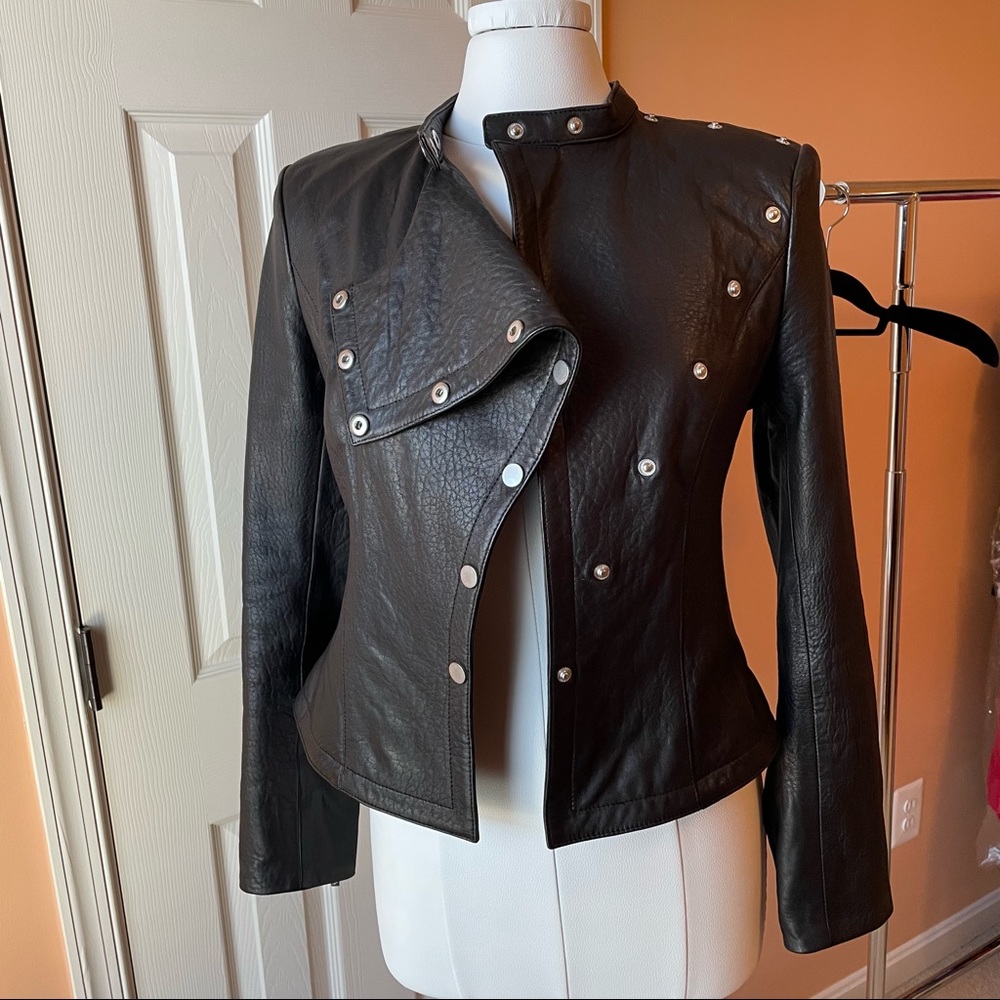 Leather Moto Jacket